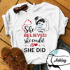 Nurse She Believed She Could So She Did Personalized Shirt