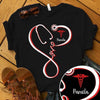 Nurse Stethoscope Infinity Love Personalized Shirt