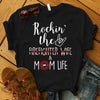 Rockin‘ The Firefighter Wife And Mom Life Personalized Shirt