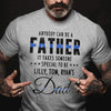 Anybody Can Be A Father Thin Blue Line Personalized Police Shirt