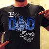 Best Freakin Police Dad Thin Blue Line Personalized Police Shirt