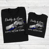 Daddy And Son Daughter Love Never Ends Personalized Police Shirt