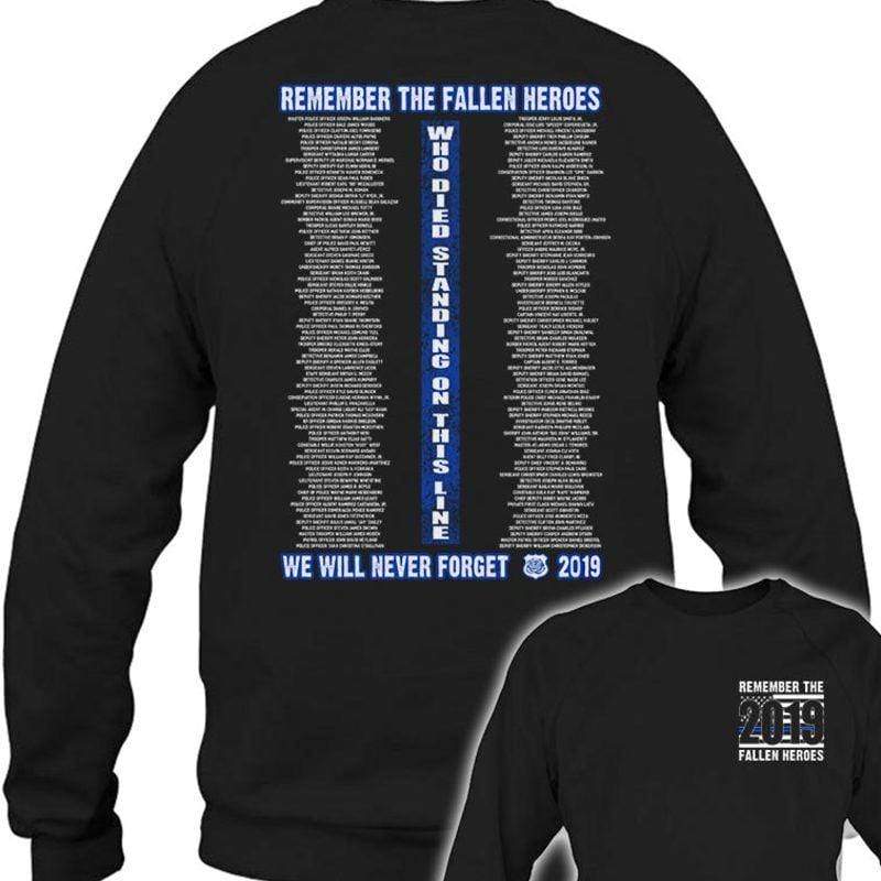 Thin Blue Line Fallen Heroes 2019 Shirt