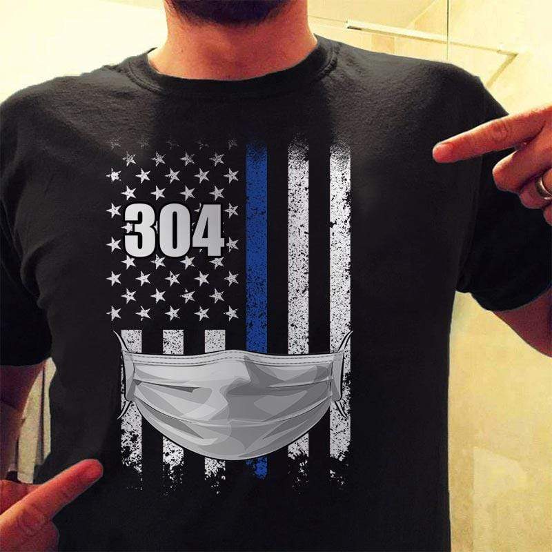 Flag Fighting Pandemic Personalized Police Shirt