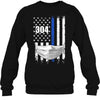 Flag Fighting Pandemic Personalized Police Shirt