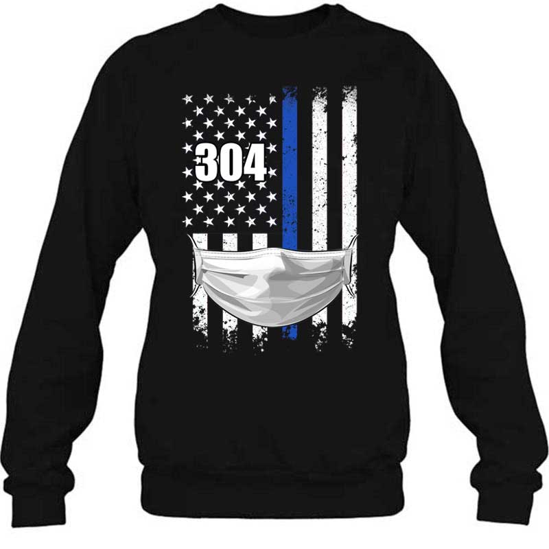 Flag Fighting Pandemic Personalized Police Shirt