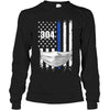 Flag Fighting Pandemic Personalized Police Shirt