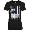 Flag Fighting Pandemic Personalized Police Shirt