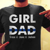 Girl Dad Personalized Police Shirt