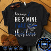 He‘s Mine I Walk This Line Personalized Police Shirt