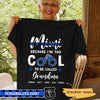 Mimi Because I‘m Too cool To Be Called Grandma Personalized Police Shirt