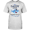 Police Daddy Shark Who Happens To Cuss A Lot Thin Blue Line Shirt