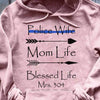 Police Wife Mom Life Thin Blue Line Personalized Police Shirt