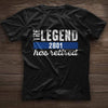 The Legend Has Retired Police Thin Blue Line Personalized Police Shirt