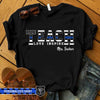 Teach Love Inspire Police Thin Blue Line Personalized Police Shirt
