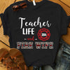 Teacher Life Firefighter Wife Leopard Pattern Personalized Shirt