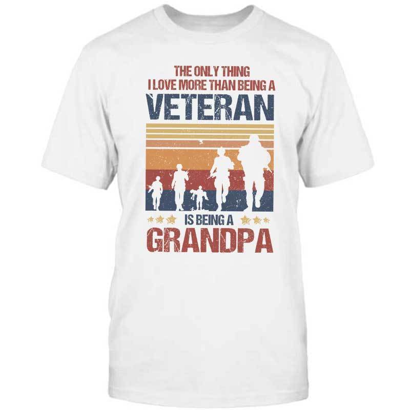 The Only Thing I Love More Than Being Veteran Retro Veteran Shirt