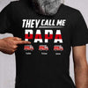 They Call Me Papa Firefighter Personalized Shirt