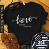 Thin Blue Line Love Is Patient And Kind Personalized Police Shirt