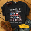 This Nurse Loves Her USA And Dogs Cats Personalized Shirt