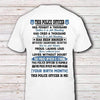 This Police Officer Is Me Thin Blue Line Personalized Police Shirt