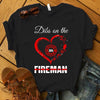 Dibs On The Fireman Heart Personalized Shirt