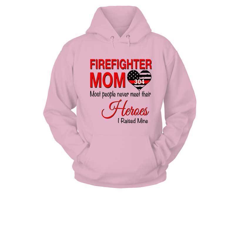 TRL - Firefighter Mom I Raised Mine Personalized Shirt
