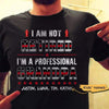 Firefighter Not Retired Professional Grandpa Personalized Shirt