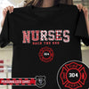 Nurses Back The Red Pattern  Personalized Shirt