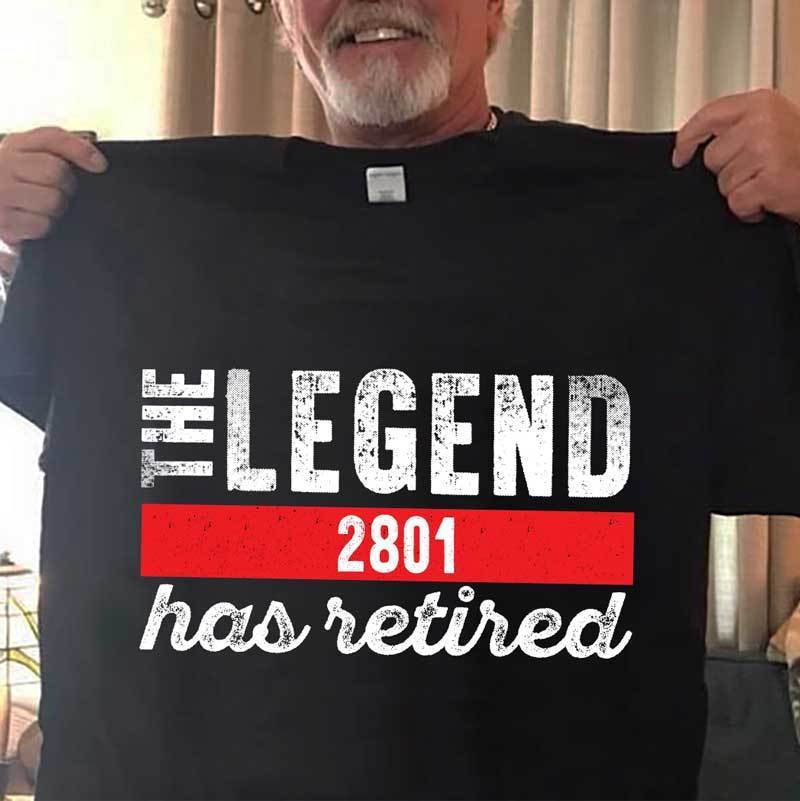 The Legend Has Retired Personalized Shirt