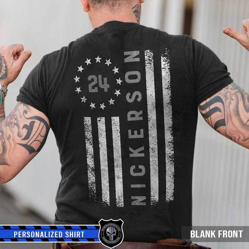 TSL - Correctional Officer Circle Star Personalized Shirt