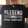 TSL - The Legend Has Retired Correctional Officer Personalized Shirt