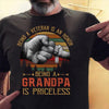 Being A Veteran Grandpa Is Priceless Retro Veteran Shirt