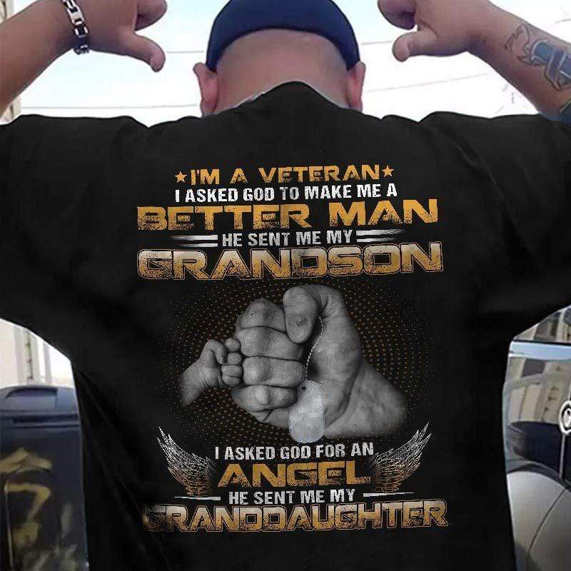 I Asked God Veteran Shirt