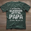 My Greatest Blessing Calls Me Papa Personalized Veteran Shirt