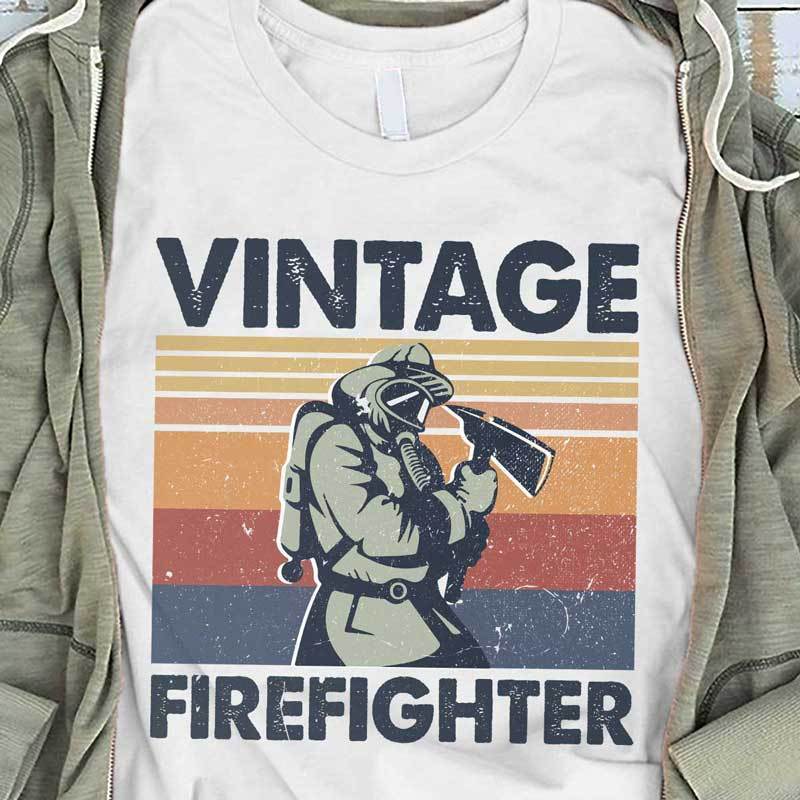 Vintage Firefighter Retro Shirt