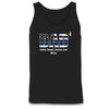 Tank top Police Dad Number Of Kids Personalized Tank Top