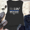 Tank top Unisex Tank / Black Unisex Tank / XS Police Dad Number Of Kids Personalized Tank Top